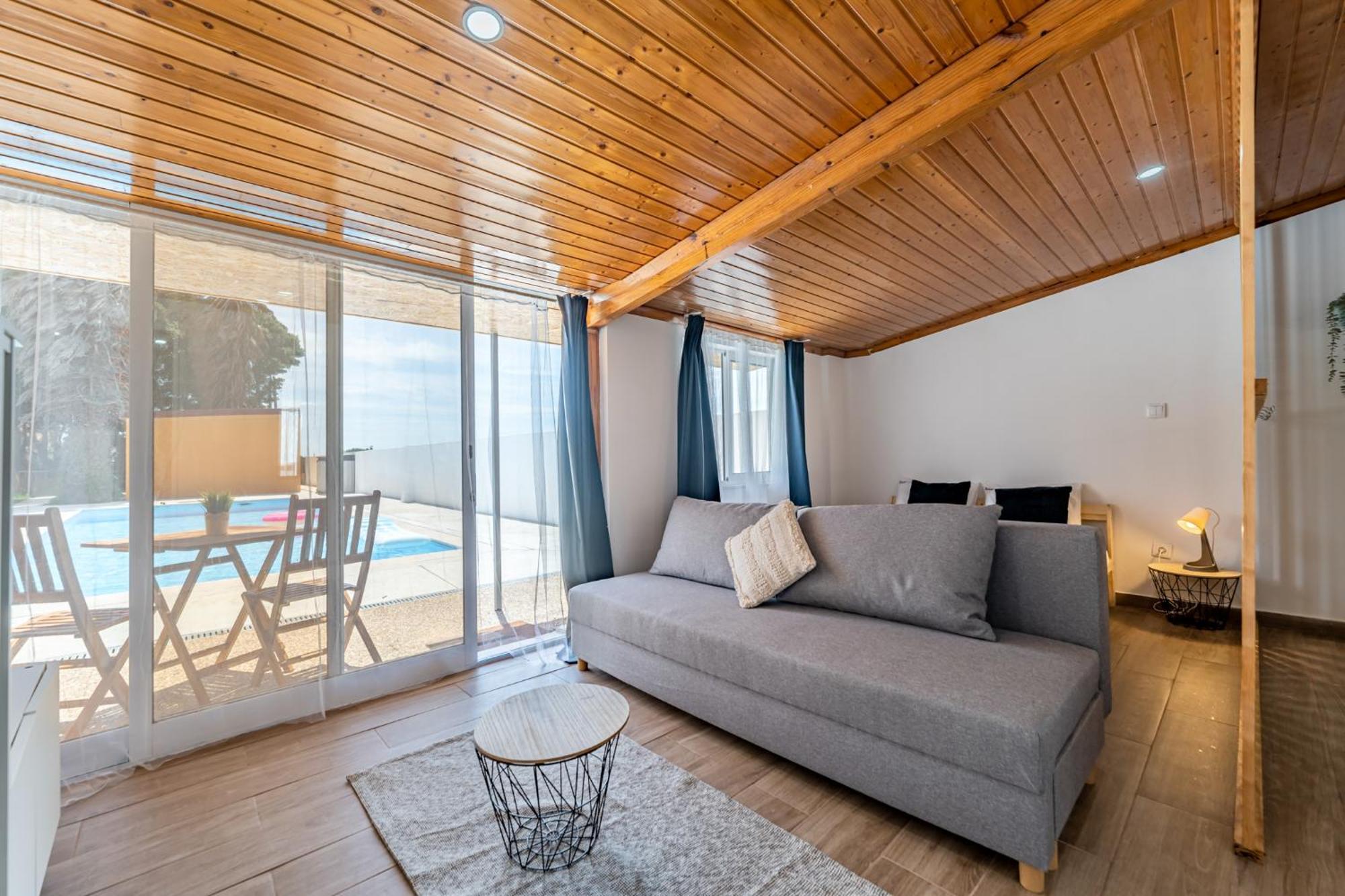 Wake Up With The Sea Breeze- House With Pool Ap1 Lägenhet Lavra Exteriör bild